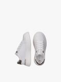 White Lace-Up Sneakers  Girls