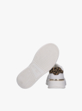White Lace-Up Sneakers  Girls