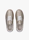 Gold Tonal Flag Sneakers  Girls