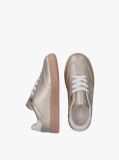 Gold Tonal Flag Sneakers  Girls