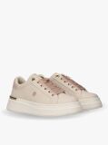Beige TH Monogram Metallic Trim Sneakers  Girls