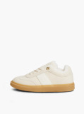 Beige Teddy Lined Lace-Up Sneakers  Girls