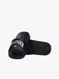 Black Logo Pool Slide  Kids Unisex