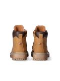 Yellow Cleat Debossed Ankle Boots  Kids Unisex