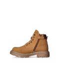 Yellow Cleat Debossed Ankle Boots  Kids Unisex
