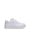 White Low-Cut Lace Up Sneakers  Kids Unisex