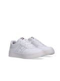White Low-Cut Lace Up Sneakers  Kids Unisex