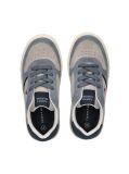 Multi Contrast Heel Lace Up Sneakers  Kids Unisex