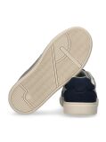 Multi Contrast Heel Lace Up Sneakers  Kids Unisex