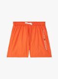 Orange Original Logo Mid Length Swim Shorts  Boys