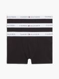 Black 3-Pack Signature Logo Waistband Trunks  Boys