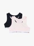 Multi 2-Pack Signature Print Racerback Unpadded Bralettes  Girls