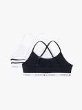 Multi 2-Pack Crossover Strap Print Bralettes  Girls