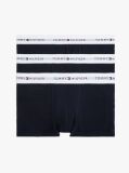Blue 3-Pack Logo Trunks  Men