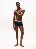 Blue 3-Pack Logo Trunks  Men