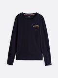 Blue TH Original Long Sleeve Lounge Logo T-Shirt  Men