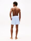 Blue Original Logo Mid Length Swim Shorts  Men
