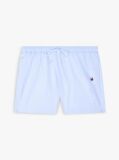 Blue Original Logo Mid Length Swim Shorts  Men