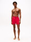 Red Essential Mid Length Swim Shorts  Men