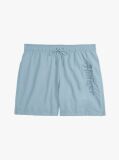 Blue Signature Logo Mid Length Swim Shorts  Men
