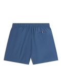 Blue Original Logo Mid Length Swim Shorts  Men