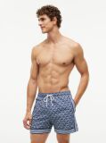 Blue Print Mid Length Swim Shorts  Men