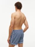 Blue Print Mid Length Swim Shorts  Men
