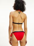 Red SIDE-TIE CHEEKY FIT BIKINI BOTTOMS  Women