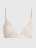 Beige TH Monogram Lace Unlined Triangle Bra  Women