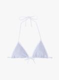 Multi Ribbed Texture Triangle Bikini Top  Women