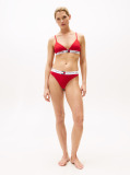 Red Heritage Waistband Logo Thong  Women