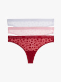 Multi 3-Pack Essential Mesh Thongs Gift Box  Women