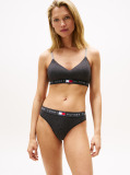 Grey Lurex Thong  Women