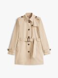Beige Heritage Single Breasted Trench Coat  Women