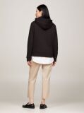 Black Essential Hoodie With Logo  Women