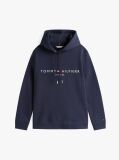 Blue Essential Hoodie With Logo  Women