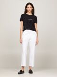 Black ORGANIC COTTON T-SHIRT AND LOGO  Women