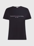 Black ORGANIC COTTON T-SHIRT AND LOGO  Women