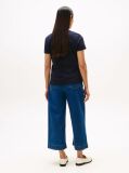 Blue ORGANIC COTTON T-SHIRT AND LOGO  Women