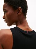 Black RIB TANK TOP SLIM  Women