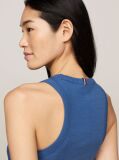 Blue RIB TANK TOP SLIM  Women