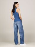 Blue RIB TANK TOP SLIM  Women