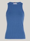 Blue RIB TANK TOP SLIM  Women