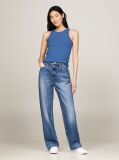 Blue RIB TANK TOP SLIM  Women