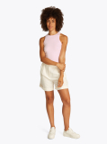 Pink RIB TANK TOP SLIM  Women