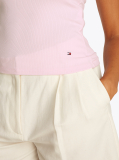 Pink RIB TANK TOP SLIM  Women