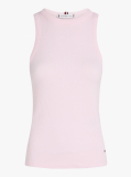 Pink RIB TANK TOP SLIM  Women