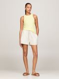 Yellow RIB TANK TOP SLIM  Women