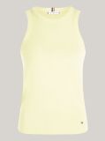 Yellow RIB TANK TOP SLIM  Women