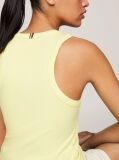 Yellow RIB TANK TOP SLIM  Women
